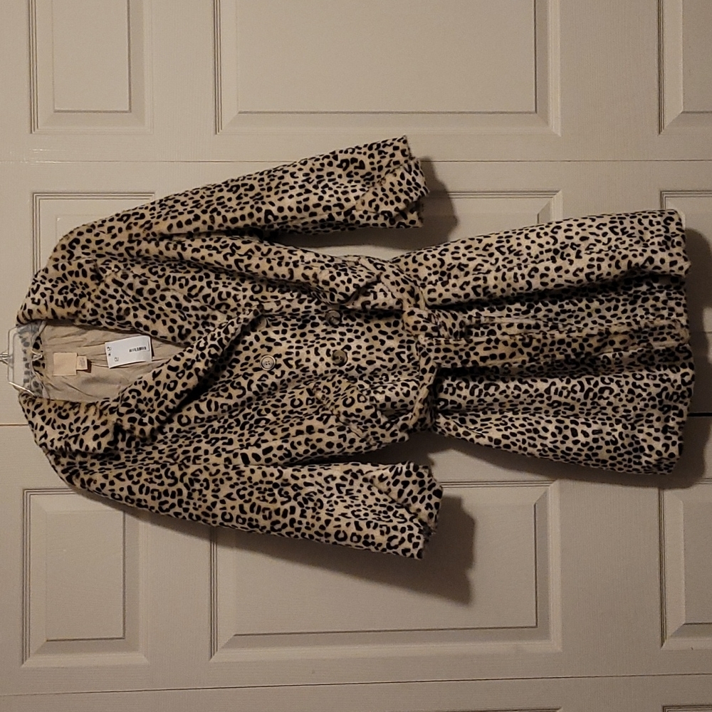 NWT H&M Faux Fur Coat